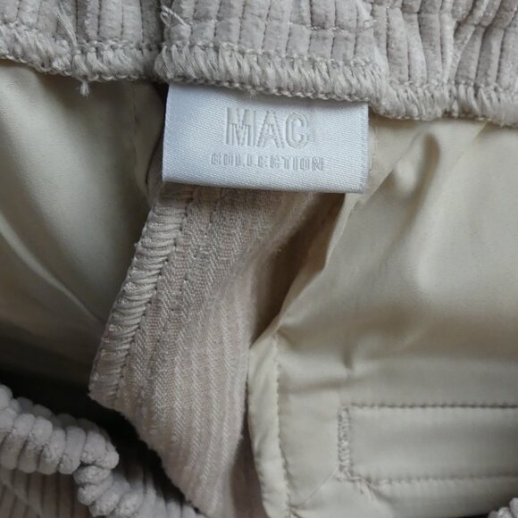 MAC Jeans Chiara Fluid Corduroy Pull On Trouser Pants USA Size 2 EU 32 - Picture 9 of 13